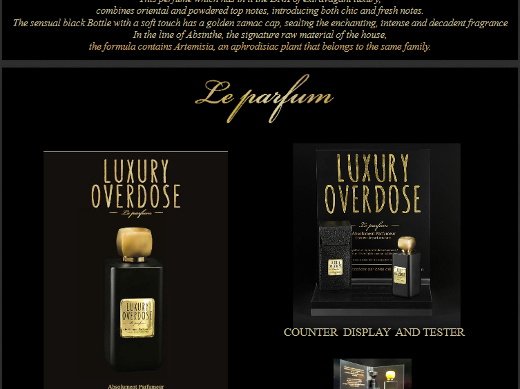 Luxury Overdose - luxusní parfém